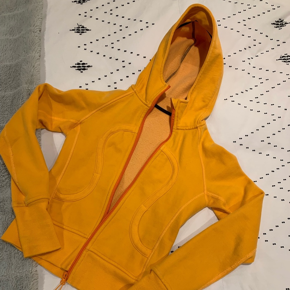 Orange Lululemon Scuba Hoodie